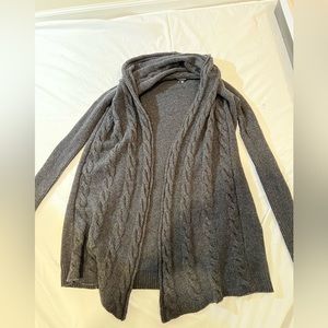 Barely worn long beautiful grey sweater size M